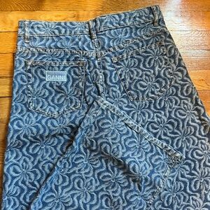 NWOT GANNI JACQUARD DENIM